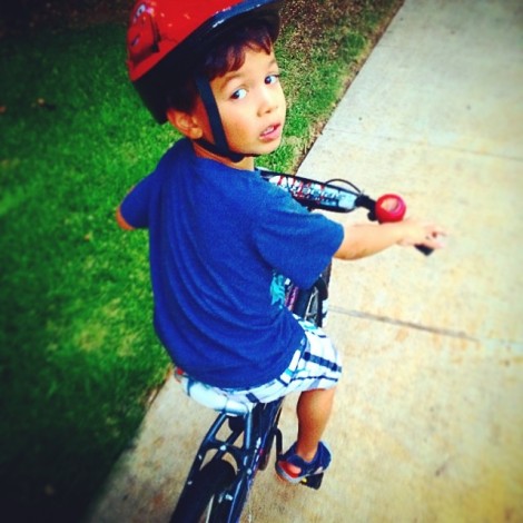 He's constantly turning around to tell me some 'amazing' revelation.  Keep your eyes on the road kid!